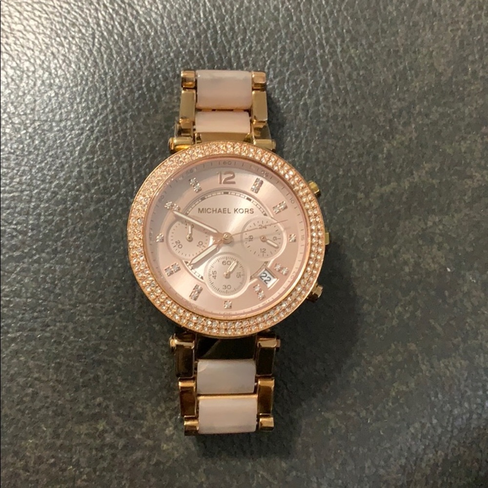 Micheal Kors Parker Rose Gold Watch
